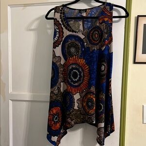 Dotti Multicolor Sleeveless Women's Top